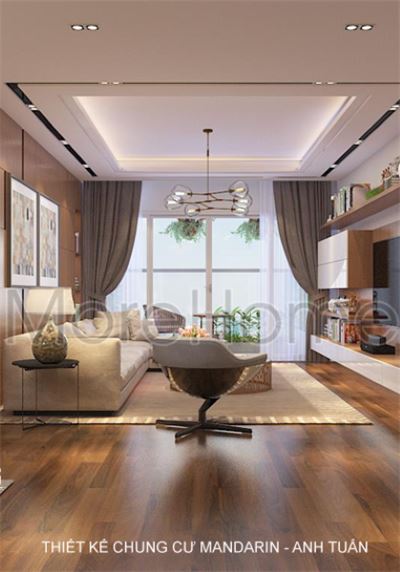 Mẫu thiết kế nội thất căn hộ mandarin cao cấp - Anh Tuấn Anh