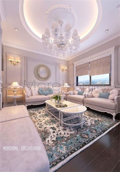 Mẫu thiết kế nội thất căn hộ Ruby Tower - chị Trang 