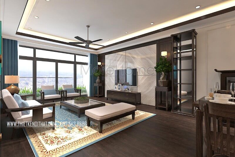 Thiết kế nội thất phòng khách với chất liệu và màu sắc thì của đồ gỗ đã mang lại cho gia chủ không gian sống thật thân thiện, ấm áp và không kém phần sang trọng. Khám phá các mẫu trang trí phòng khách cao cấp