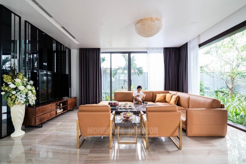 Trang trí phòng khách hiện đại Trang trí phòng khách hiện đại