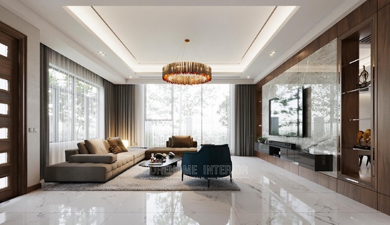 Trang trí phòng khách hiện đại Trang trí phòng khách hiện đại