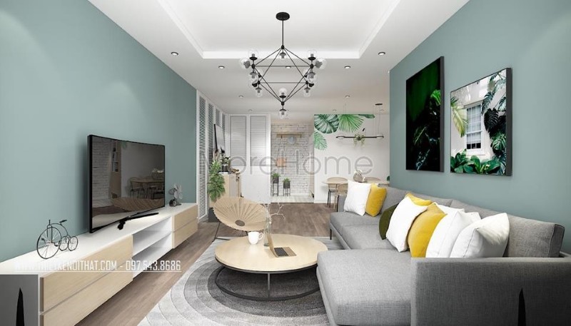 Trang trí phòng khách hiện đại Trang trí phòng khách hiện đại