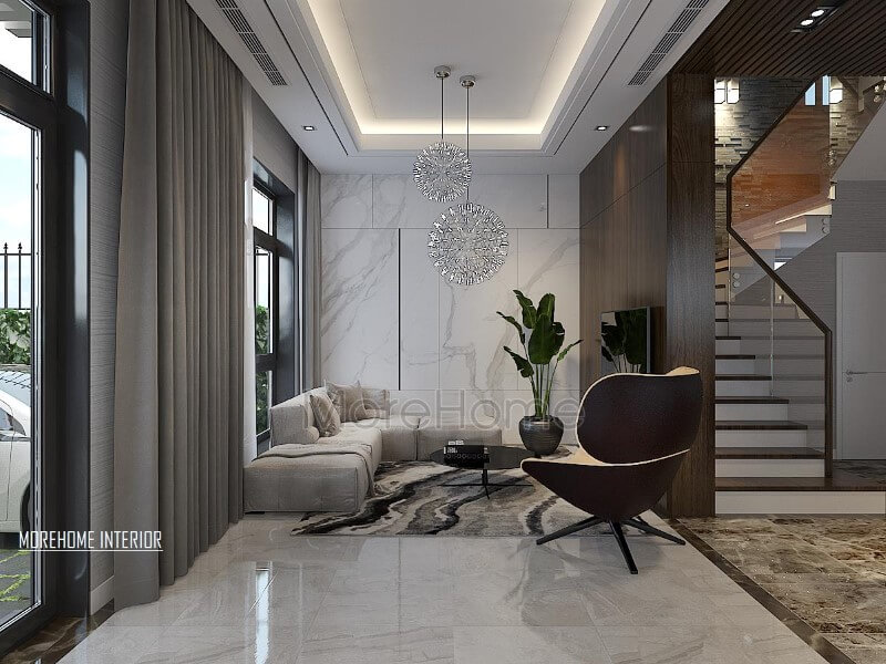 Thiết kế nội thất phòng khách hiện đại, sang trọng cho biệt thự, nhà phố. Mĩ mãn với các mẫu thiết kế phòng khách sang trọng