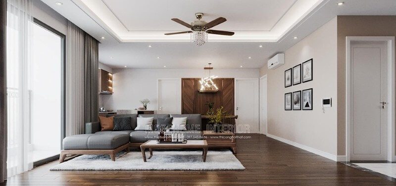 Trang trí nội thất phòng khách chung cư Thiết kế phòng khách tại Hà Nội